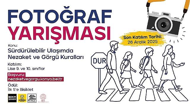 Konya Büyükşehir’den Öğrenciler İçin “Sürdürülebilir Ulaşımda Nezaket ve Görgü Kuralları” Müsabakaları