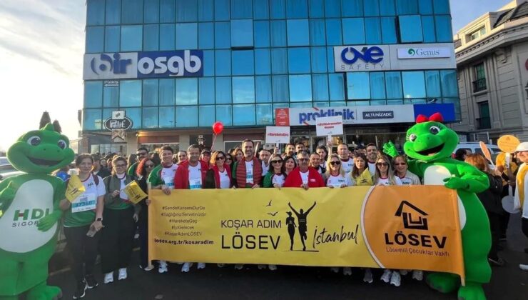 Koşar Adım LÖSEV Takımı Lösemili Çocuklar Haftası’nda Koştu