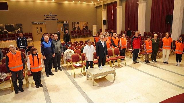 Lider Mesut Ergin: “Afetlere hazırlıklı bir Ayvalık için eğitimlerimizi sürdürüyoruz”