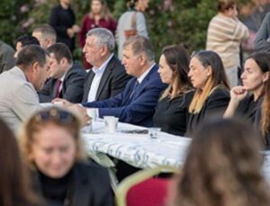Lider Tugay, Onur Günay’ın hayır yemeğine katıldı
