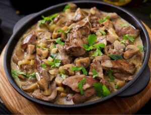 Mantarlı Ciğer Sote Tarifi