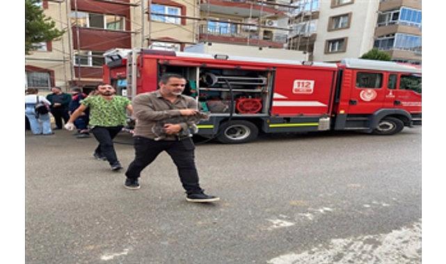 Mazgala düşen kayıp köpek ve yangında mahsur kalan kediler itfaiyenin uğraşıyla kurtarıldı