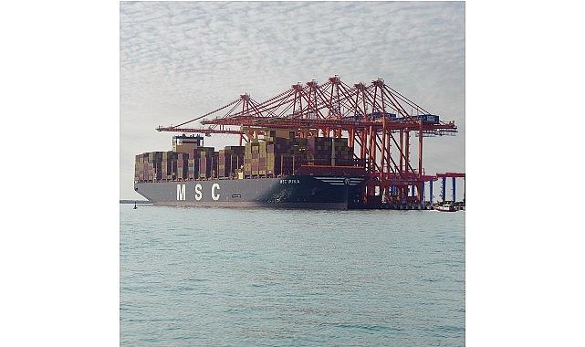 Mersin Milletlerarası Limanı, Dünyanın En Büyük Konteyner Gemisi MSC Irina’yı Ağırladı