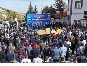 Milletvekili Baykan ve Lider Altay Taşkent İleri Biyolojik Atık Su Arıtma Tesisi’nin Açılışını Yaptı