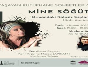 Mine Söğüt, Yaşayan Kütüphane Sohbetleri’ne konuk oluyor