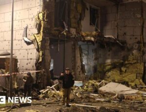 Russian drone strike hits Kyiv residential areas despite peace moves