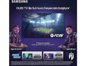 Samsung OLED TV ile turnuva heyecanı başlıyor!