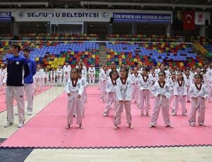 Sporun merkezi Selçuklu’da kuşak sınavı coşkusu yaşandı