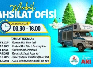 Taşınabilir Tahsilat Ofisi, Farklı Noktalarda Hizmet Verecek