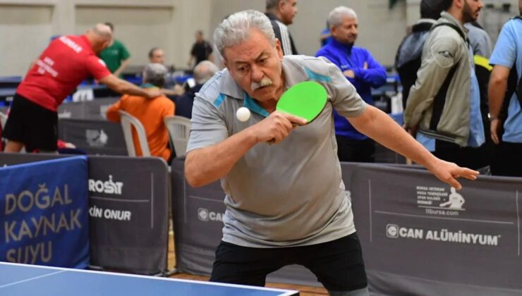 Ulusal Bursa Veteran Masa Tenisi Turnuvası Sona Erdi