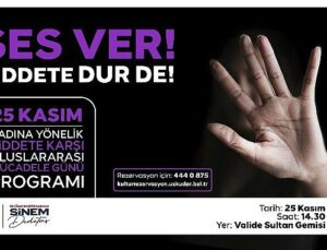 Üsküdar’da ”Ses Ver Şiddete Dur De” Aktifliği Düzenlenecek