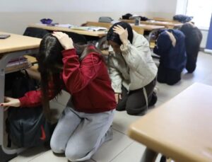 YKS Hazırlık Merkezi’nde Deprem ve Tahliye Tatbikatı