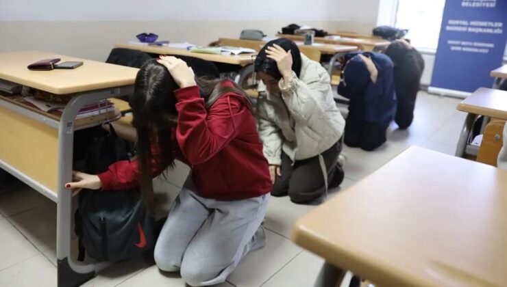YKS Hazırlık Merkezi’nde Deprem ve Tahliye Tatbikatı