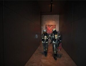 47 katlı binada nefes kesen tatbikat