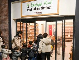 Bornova’da minik eller toprağa dokunuş