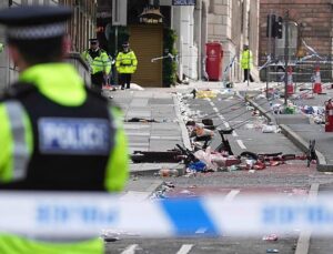 Driver who ploughed into crowd at Liverpool football parade jailed for over 21 years