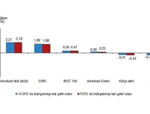 Finansal Yatırım Araçlarının Gerçek Getiri Oranları, Kasım 2025