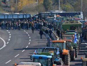 Greek farmers block Athens motorway as fallout from illegal subsidies fraud continues
