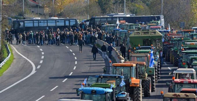 Greek farmers block Athens motorway as fallout from illegal subsidies fraud continues