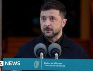 Irish police investigating drone activity during Zelensky visit