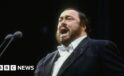 Italian town freezes Pavarotti statue knee-deep in Christmas ice rink, angering widow