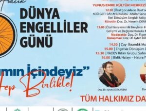 İzmit’te 3 Aralık İçin Anlamlı Buluşma