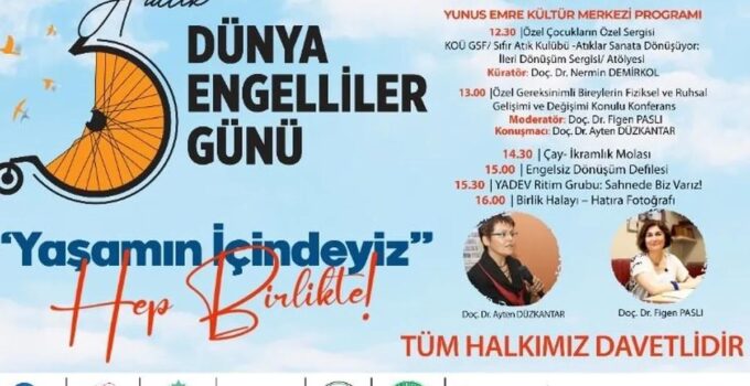 İzmit’te 3 Aralık İçin Anlamlı Buluşma