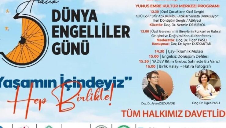 İzmit’te 3 Aralık İçin Anlamlı Buluşma