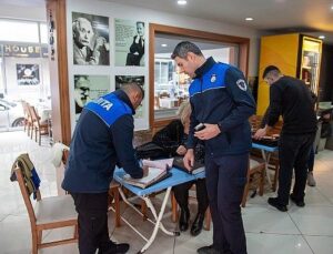 Karşıyaka Zabıtası’ndan işgal kontrolü