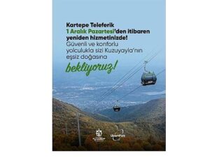 Kartepe Teleferik’te bakım çalışmaları tamam