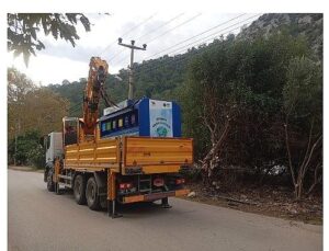 Kemer Belediyesi tarafından 2 mahalleye daha taşınabilir atık getirme merkezi