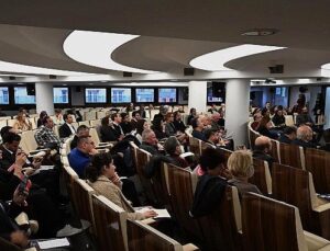 Lider Köymen, 7. Ulusal Mahallî İdareler Sempozyumu’nda konuştu