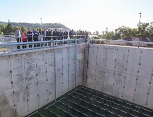 Lider Vekili Özdemir Konaklı Arıtma Tesisi’nde incelemelerde bulundu
