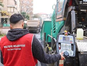 Maltepe’de Asfalt Seferberliği Sürüyor