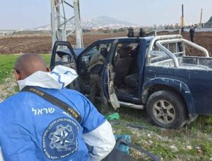 Palestinian man kills two in car and knife attack in northern Israel