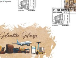 PTT’den “PTT 185 Yaşında Pul Sergisi” Konulu Özelgün Zarfı