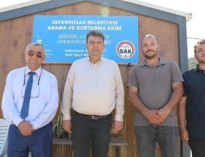Seferihisar Belediyesi Arama Kurtarma grubu Afad Akreditasyon Sertifikası aldı