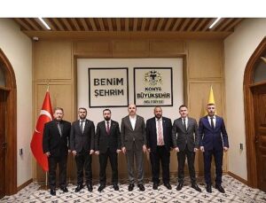 Suriyeli Heyet Lider Altay’ı Ziyaret Etti, “Konya Modeli Belediyecilik” Hizmetlerini İnceledi