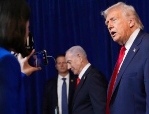 Trump says Hamas has short period to disarm or ‘there’ll be hell to pay’ after Netanyahu talks