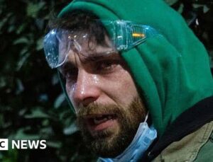 WW1 toxic compound sprayed on Georgian protesters, BBC evidence suggests