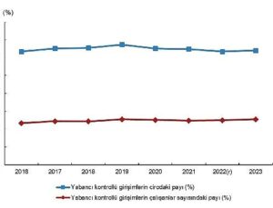 Yabancı Denetimli Teşebbüs İstatistikleri, 2023