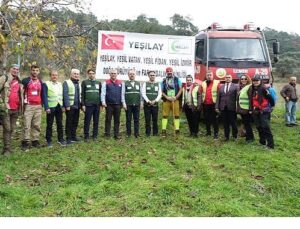 YEŞİLAY ile “Yeşil Vatan, Yeşil Fidan, Yeşil İzmir” Aktifliği Kemalpaşa’da Gerçekleştirildi