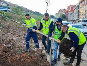 Zümrütevler’in parkları geri dönüşümle yenileniyor