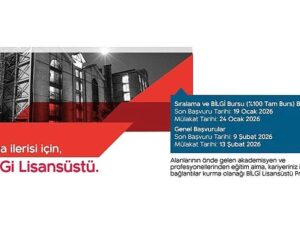 BİLGİ Lisansüstü Bahar Devri müracaatları devam ediyor
