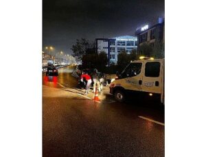 Büyükşehir A Grubu’ndan kazaya anında müdahale