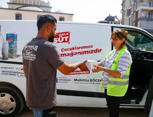 Büyükşehir’den çocuklara 67 bin Halk Mama dayanağı
