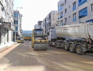 Çamlıkule’de bozulan yol onarıldı