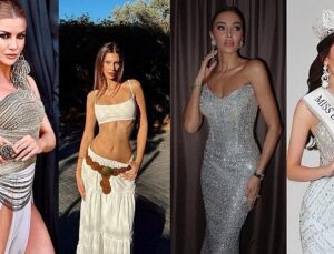 Ceren Arslan birinci büyük defilesinde Özge Ulusoy ve Ivana Sert’le tıpkı podyumda