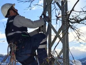 Çoruh EDAŞ, Giresun’da Kesintisiz Enerji İçin Yoğun Kar Yağışında Sahada