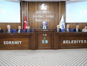 Edremit’te yılın birinci muhtarlar toplantısı yapıldı